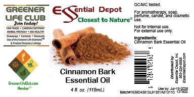 Cinnamon Bark Essential Oil - 4 oz.