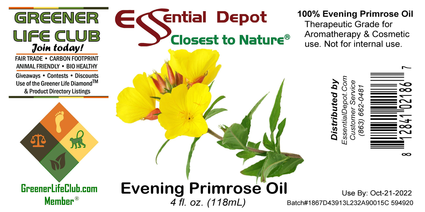 Organic Evening Primrose Oil - 4 oz.