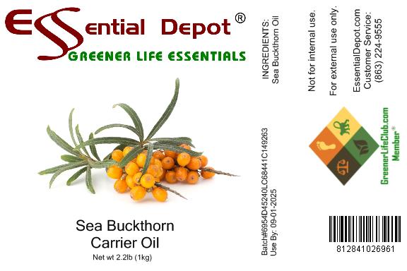 Sea Buckthorn Oil - 1 KG - Approx 2.2 lbs.