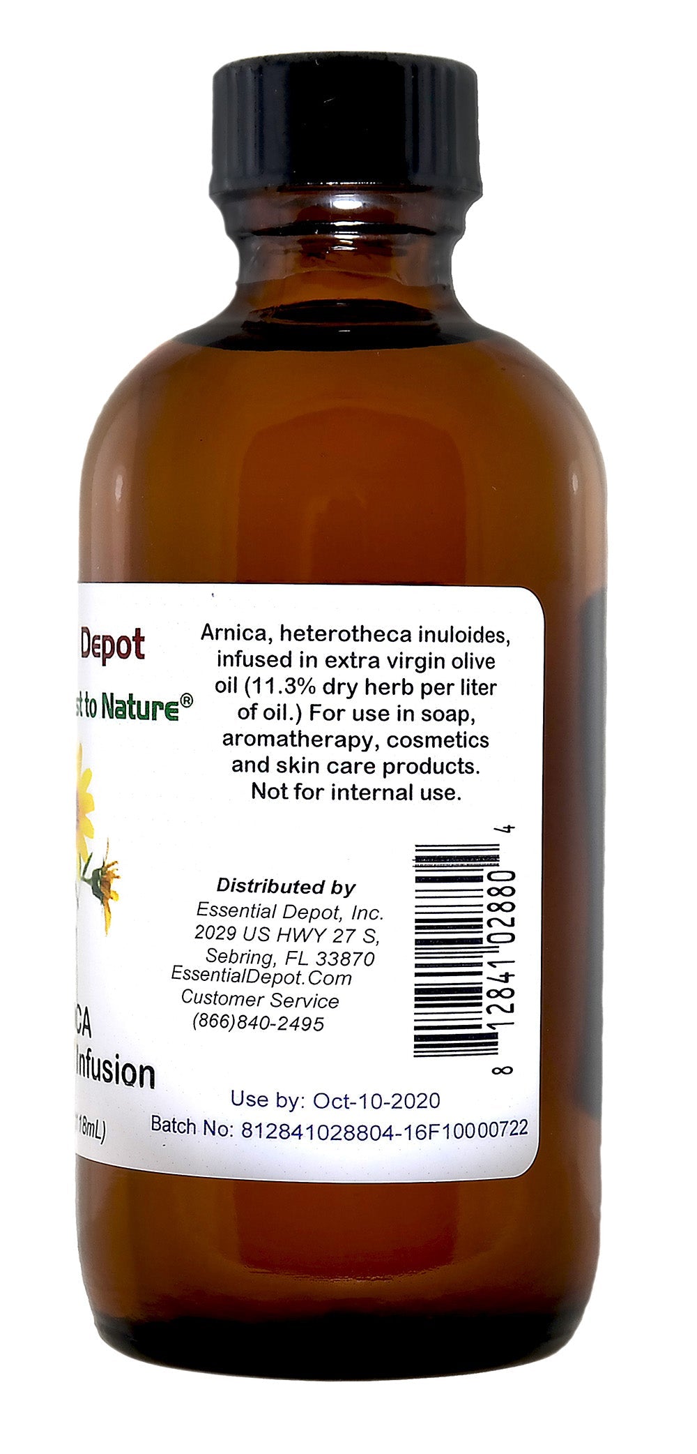 Arnica Herbal Oil Infusion - 4 oz.