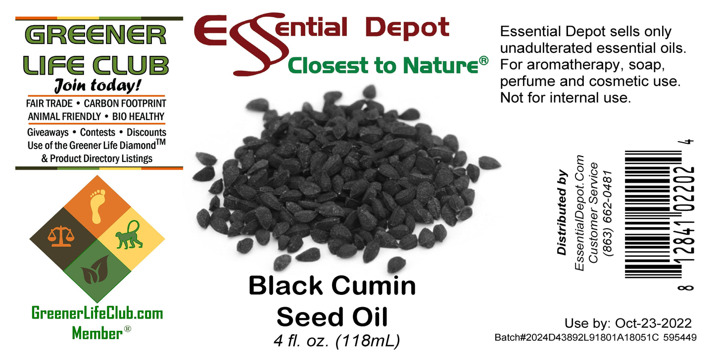 Black Cumin Seed Oil - 4 oz.