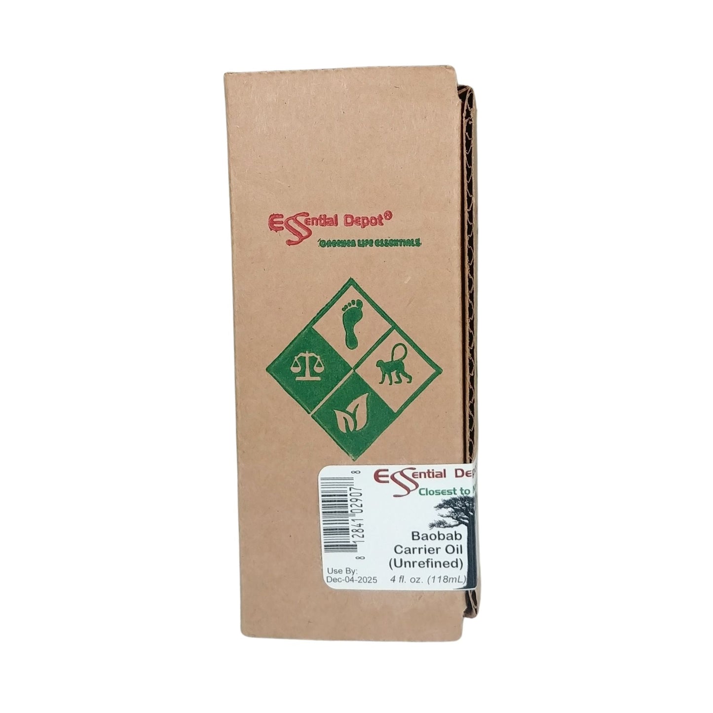 Baobab Unrefined Carrier Oil - 4oz