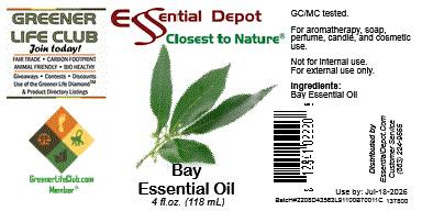 Bay Essential Oil - 4 oz.