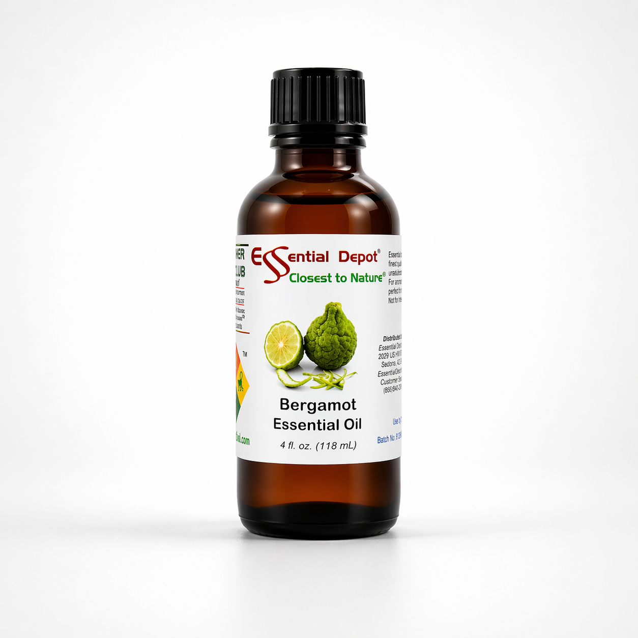 Bergamot Essential Oil - 4 oz.