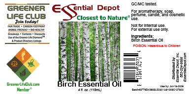 Birch Essential Oil - 4 oz.