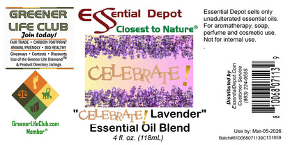 Celebrate Lavender Essential Oil Blend - 4 oz.