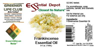 Frankincense Essential Oil - 4 oz.