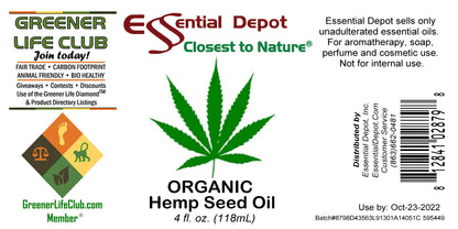 Hemp Seed Oil - 4 oz