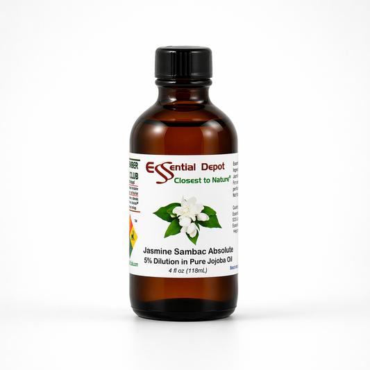 Jasmine Sambac 5% Dilution in Pure Jojoba - 4 fl oz