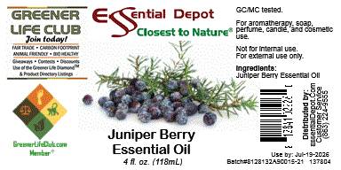 Juniper Berry Essential Oil - 4 oz.