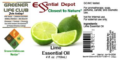 Lime Essential Oil - 4 oz.