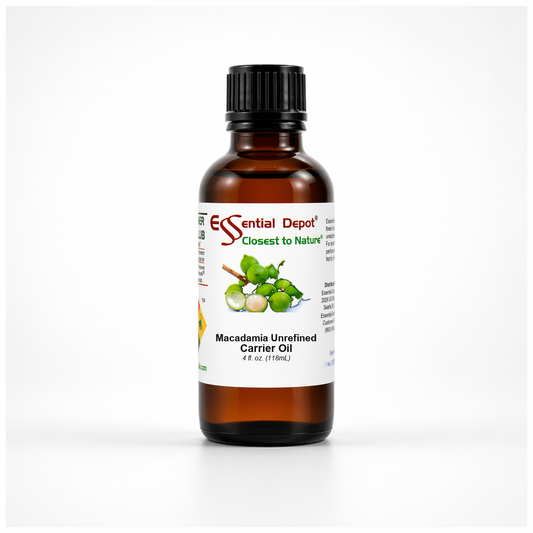 Macadamia Unrefined Carrier Oil - 4oz