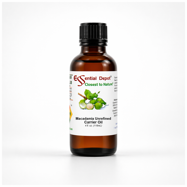 Macadamia Unrefined Carrier Oil - 4oz