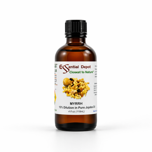 Myrrh 10% Dilution in Pure Jojoba - 4oz