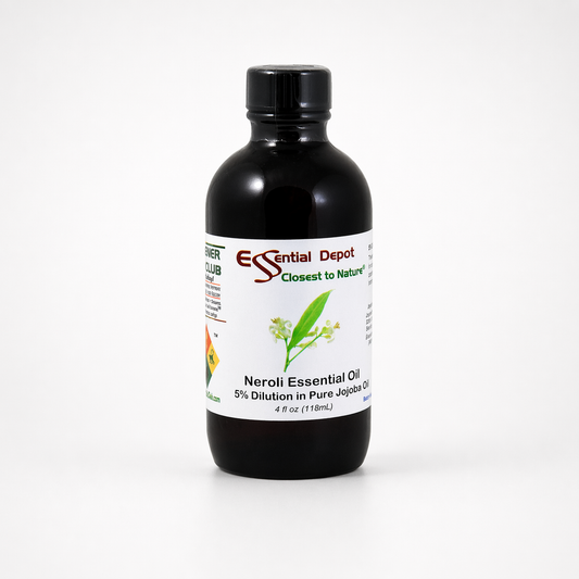Neroli 5% Dilution in Pure Jojoba - 4 fl oz