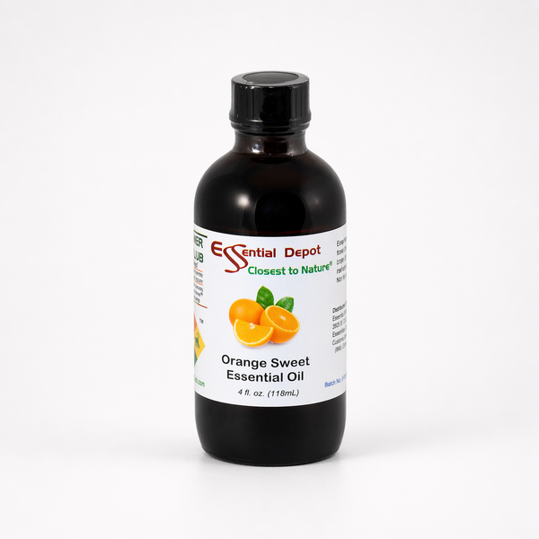 Orange Sweet Essential Oil - 4 oz.