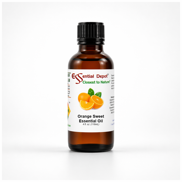 Orange Sweet Essential Oil - 4 oz.