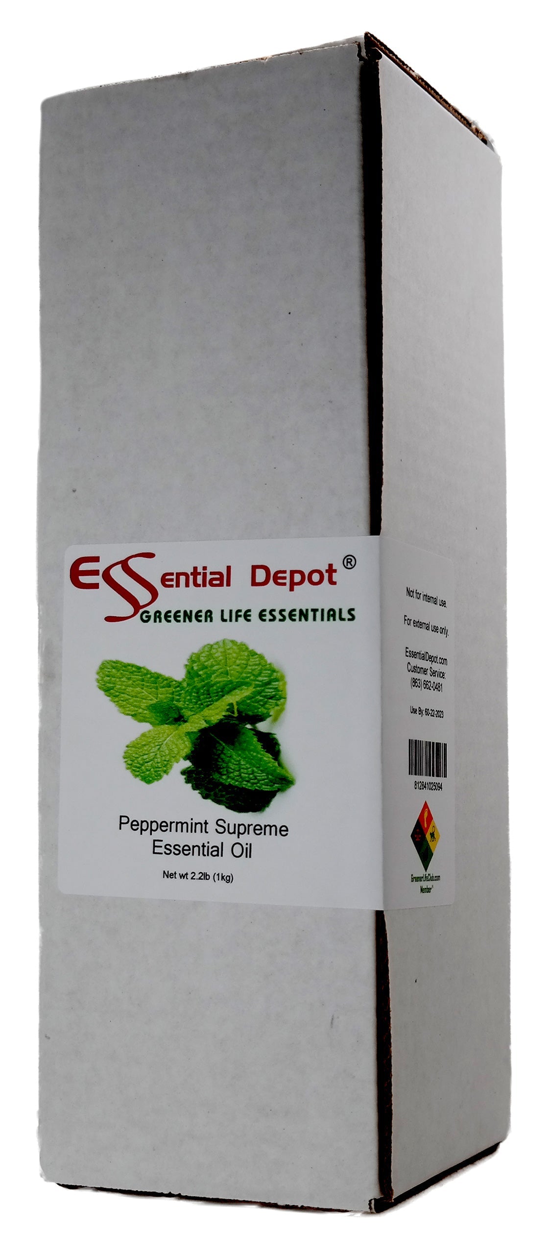 Peppermint Essential Oil - 1 kg. - Approx 2.2 lbs.