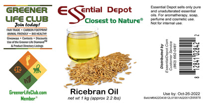 Ricebran Oil - 4 oz.