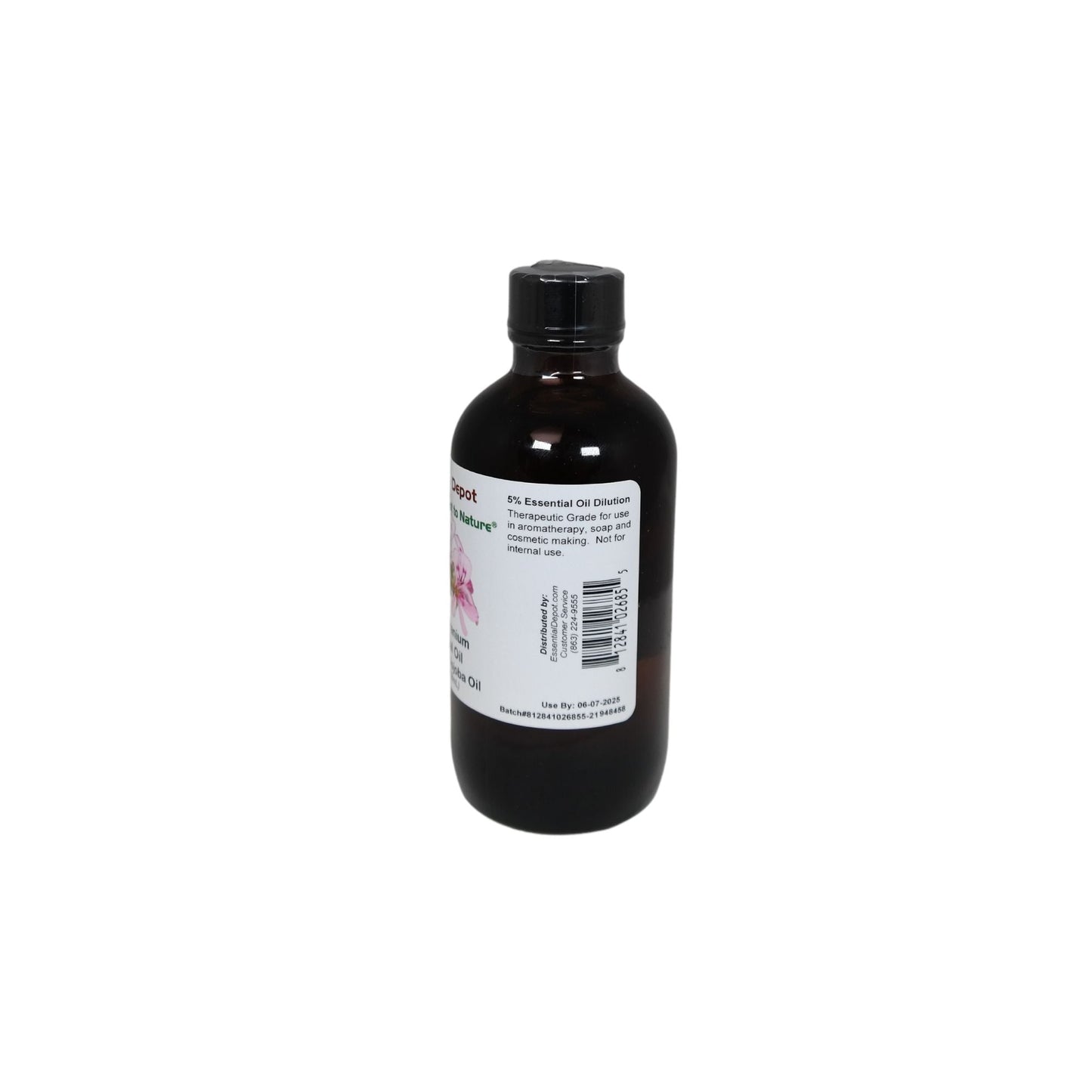 Rose Geranium Essential Oil 5% Dilution in Jojoba - 4 fl oz