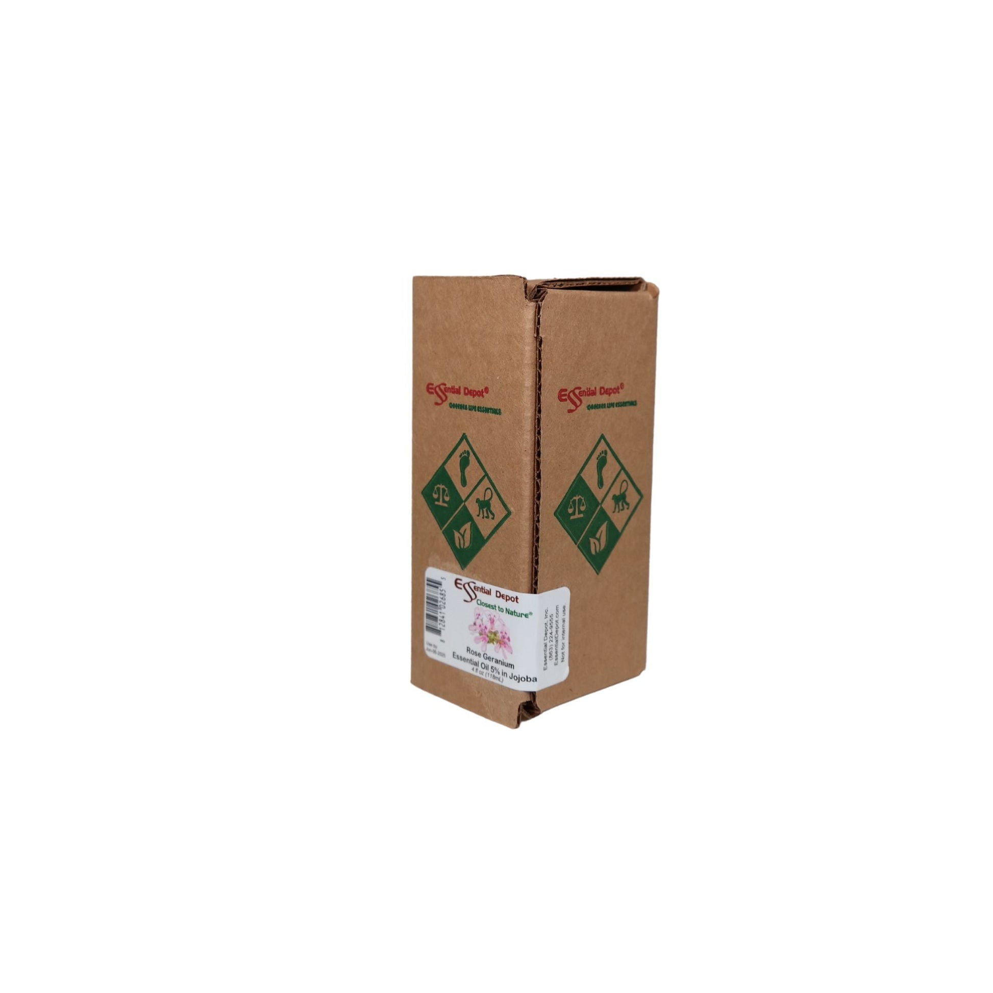 Rose Geranium Essential Oil 5% Dilution in Jojoba - 4 fl oz