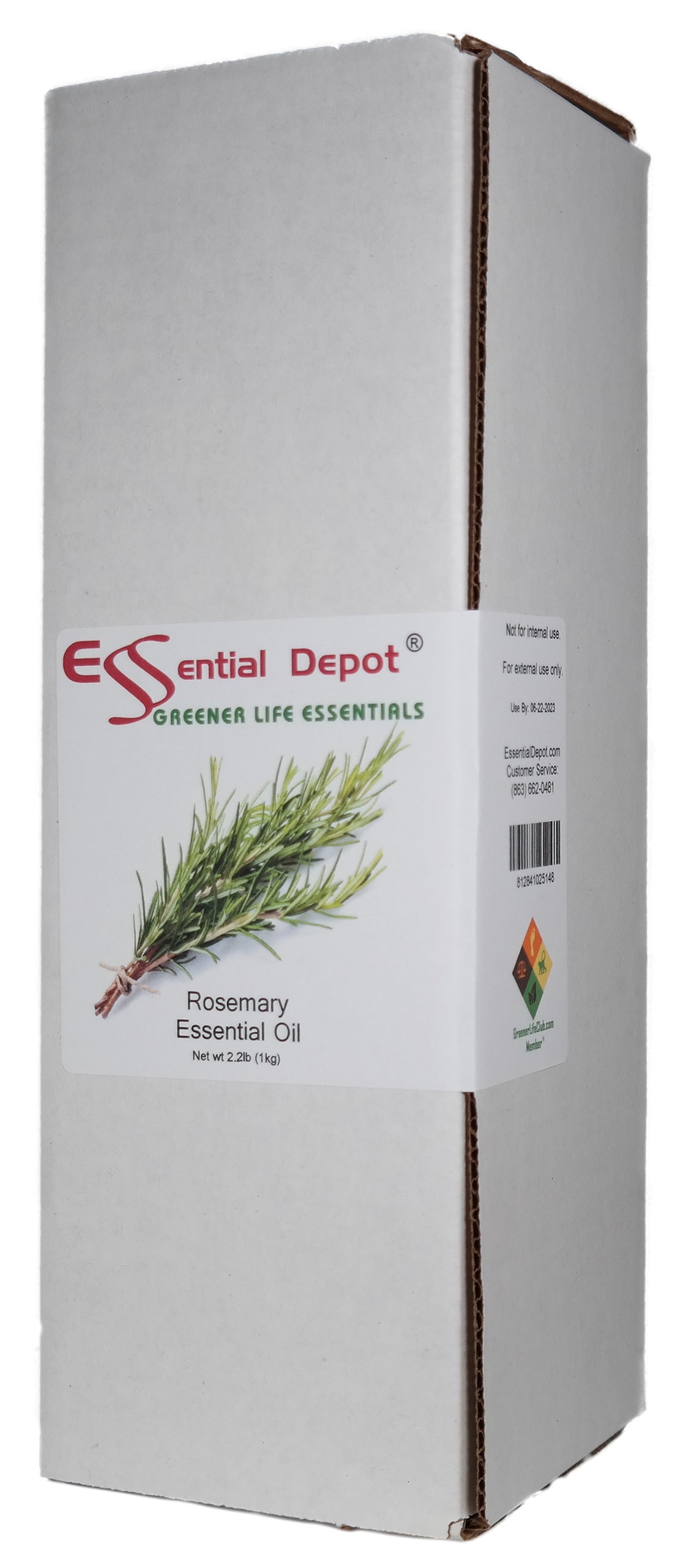 Rosemary Essential Oil - 1 kg. - Approx 2.2 lbs.