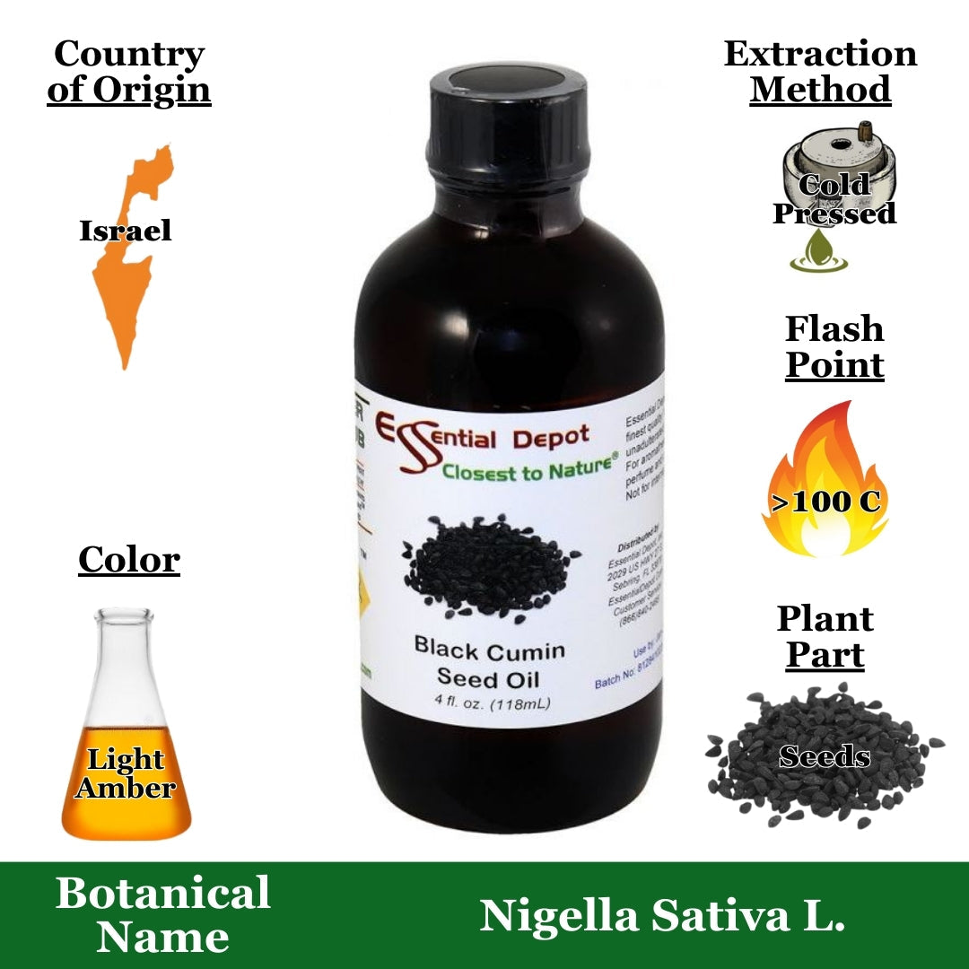 Black Cumin Seed Oil - 4 oz.