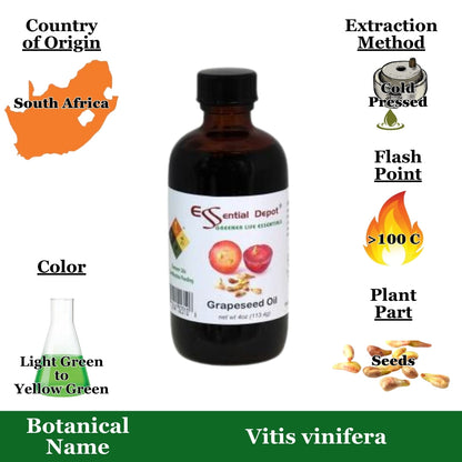 Grapeseed Oil - 4 oz.