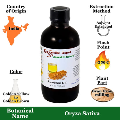 Ricebran Oil - 4 oz.
