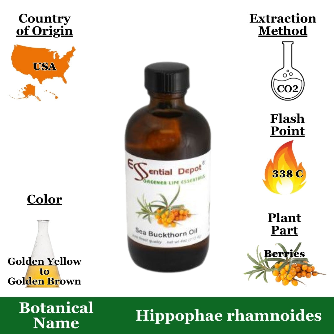 Sea Buckthorn Oil - 4 oz