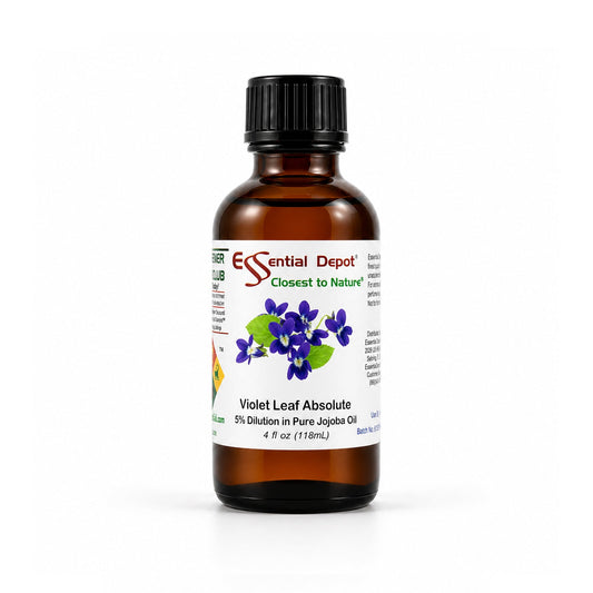 Violet Leaf Essential Oil 5% Dilution in Pure Jojoba - 4 fl oz