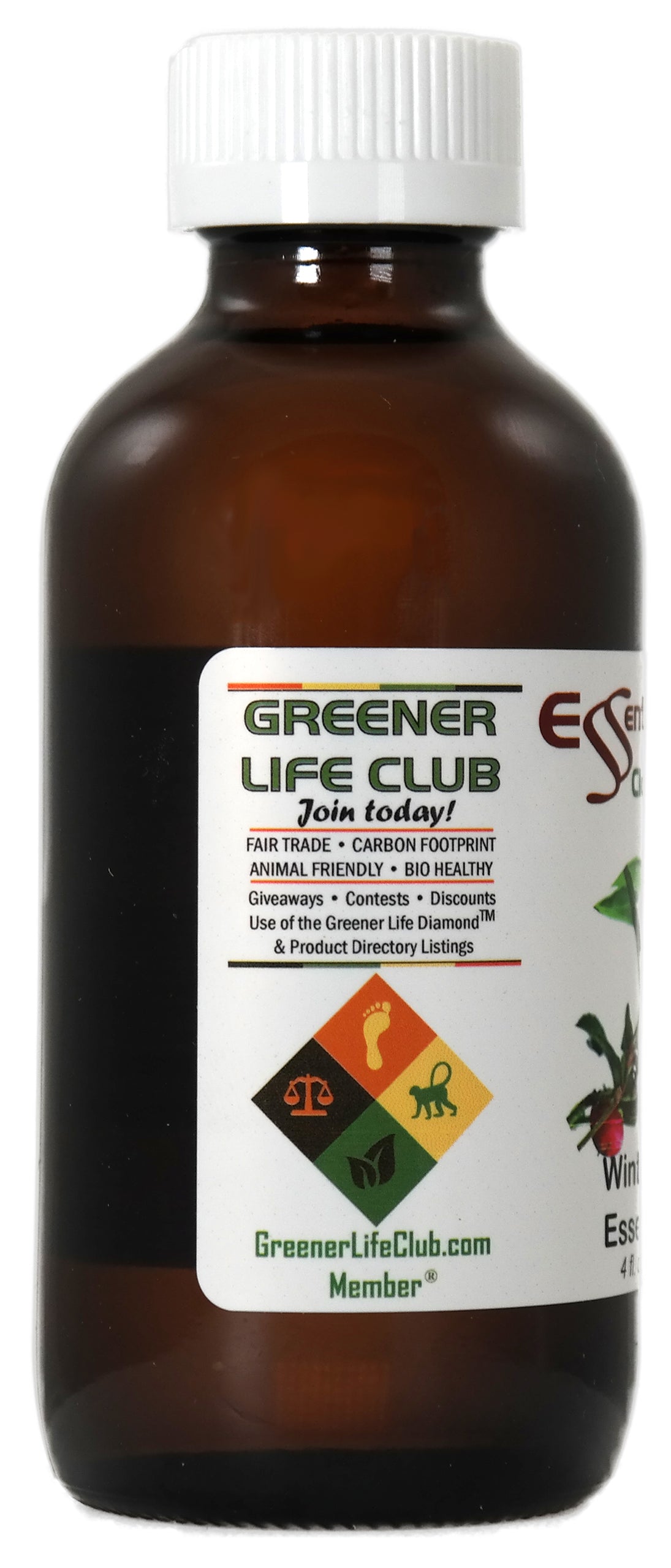 Wintergreen Essential Oil - 4 oz.